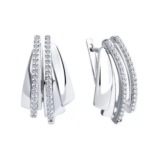 Серьги из серебра