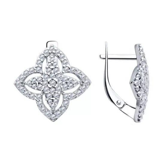 Серьги из серебра