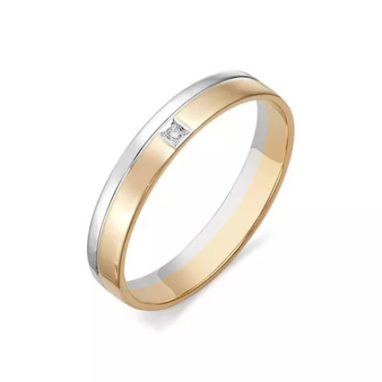 Кольцо с бриллиантами из золота