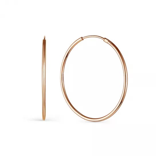 Серьги-конго из золота