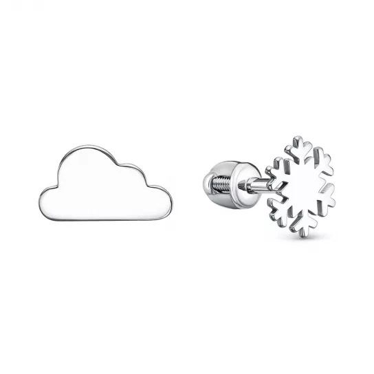 Серьги из серебра