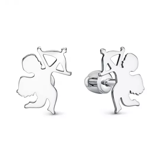 Пусеты из серебра