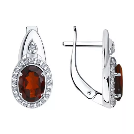 Серьги из серебра