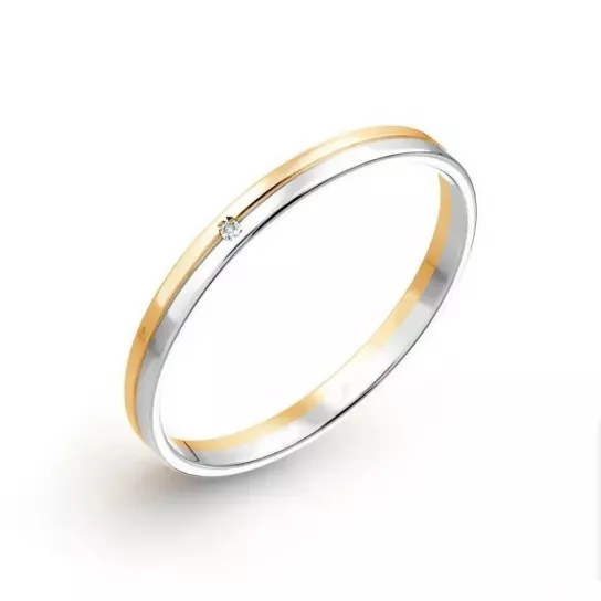 Кольцо с бриллиантами из золота