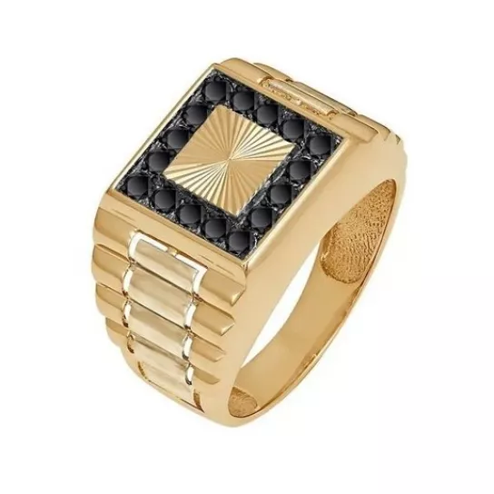 Кольцо-печатка из золота