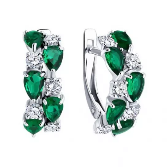 Серьги детские из серебра