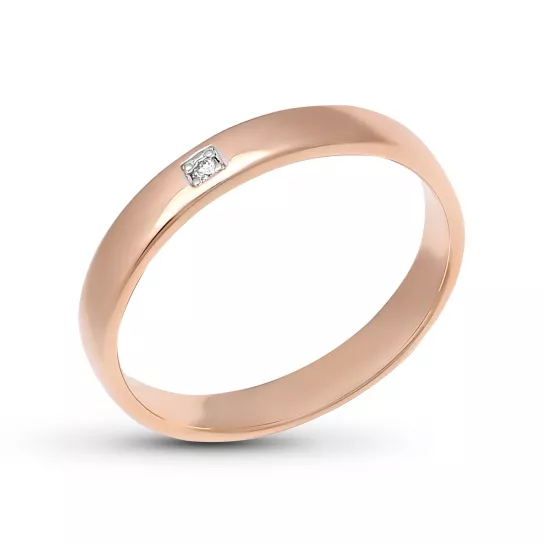 Кольцо с бриллиантами из золота