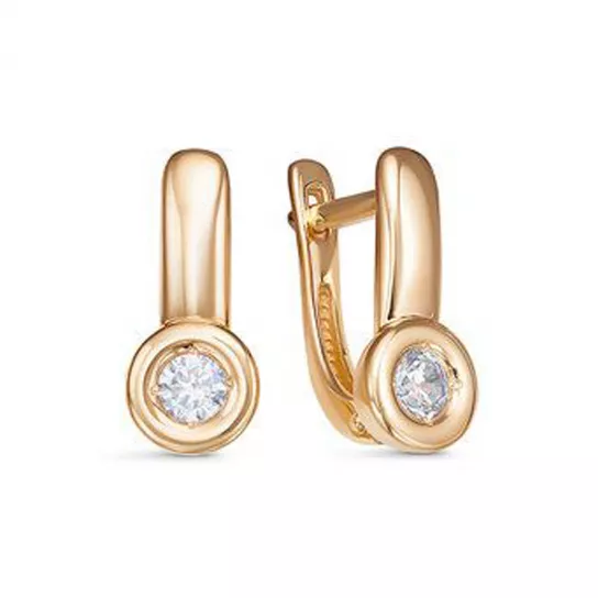 Серьги детские из золота