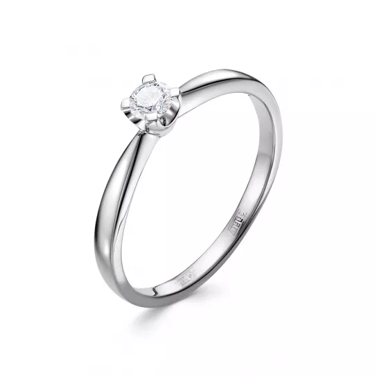 Кольцо с бриллиантами из золота