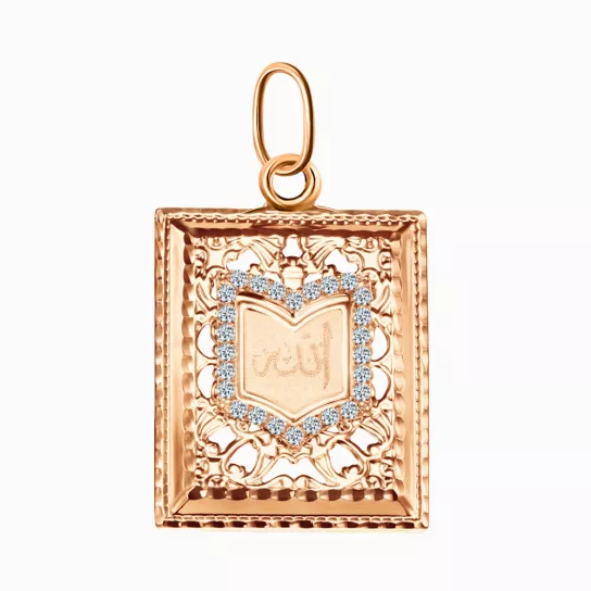 Подвеска мусульманская из золота