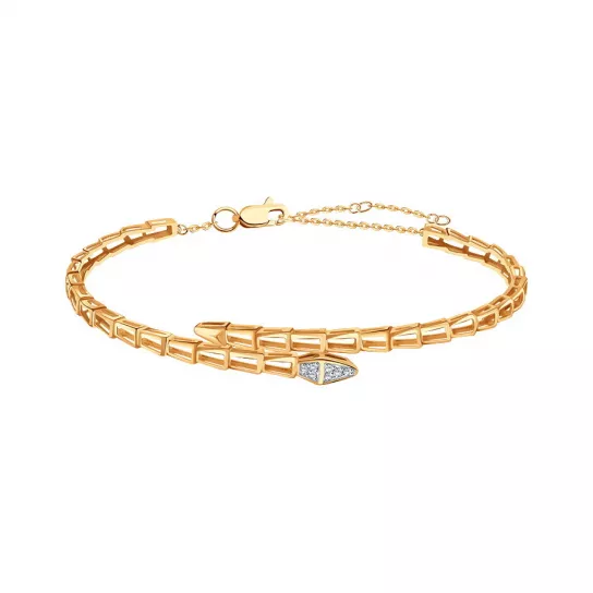 Браслет с бриллиантами из золота